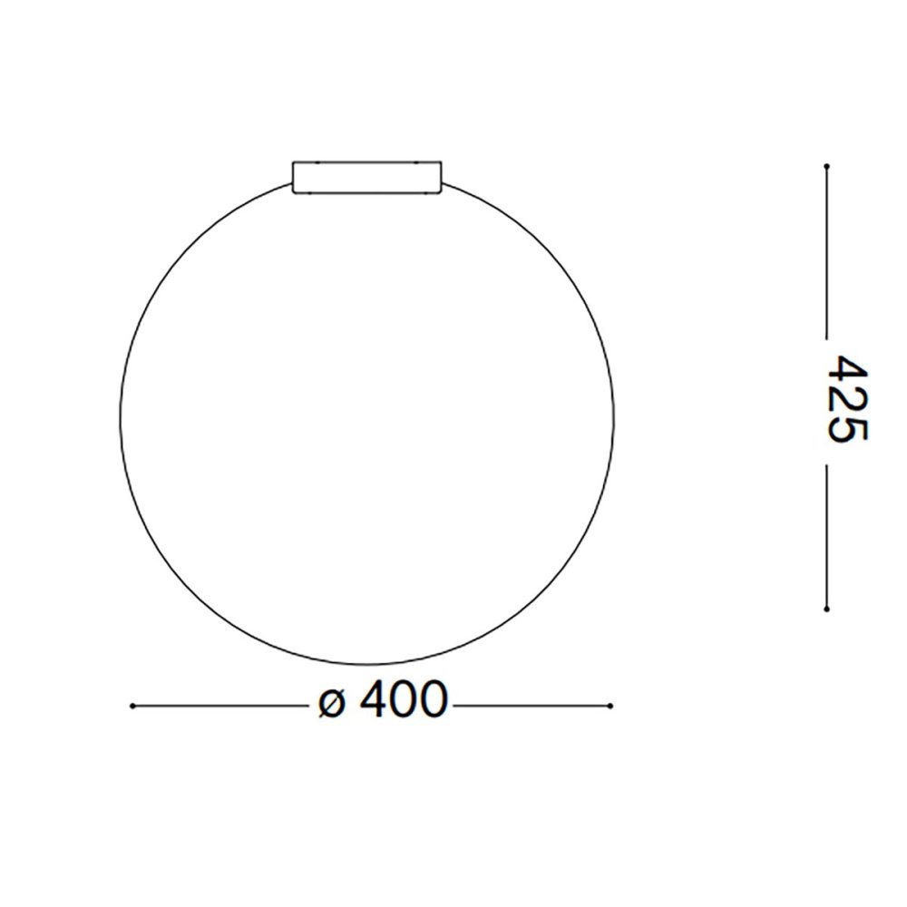 Ideal Lux CARTA 317120 Kugel-Deckenleuchte