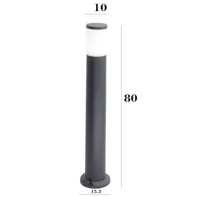 Lampadaire d'extérieur Top Light LOANO PA80 NOIR