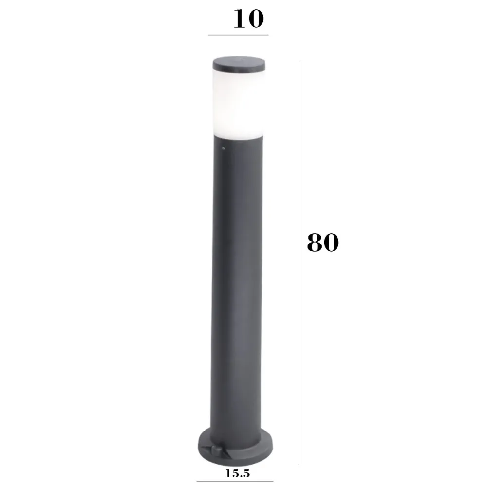 Lampadaire d'extérieur Top Light LOANO PA80 GRIS