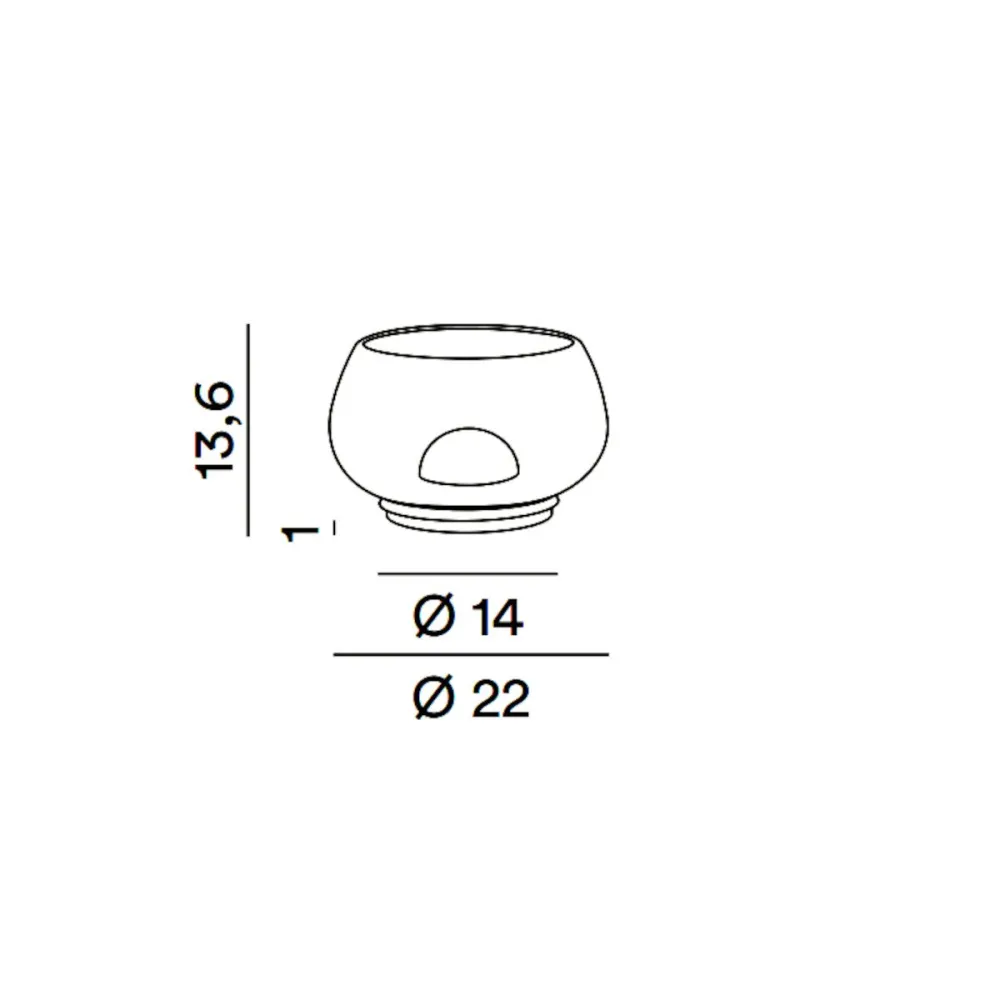 Abat-jour moderna Perenz KAVE 8534 LED