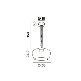 Perenz KAVE 8530 LED moderner Kronleuchter