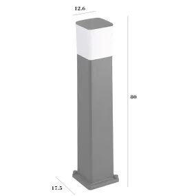 Lampadaire d'extérieur Top Light COMO PA80 NOIR