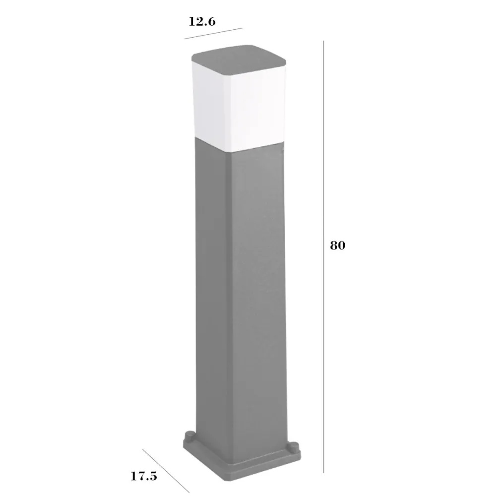 Top Light COMO PA80 BLACK Außenlaterne