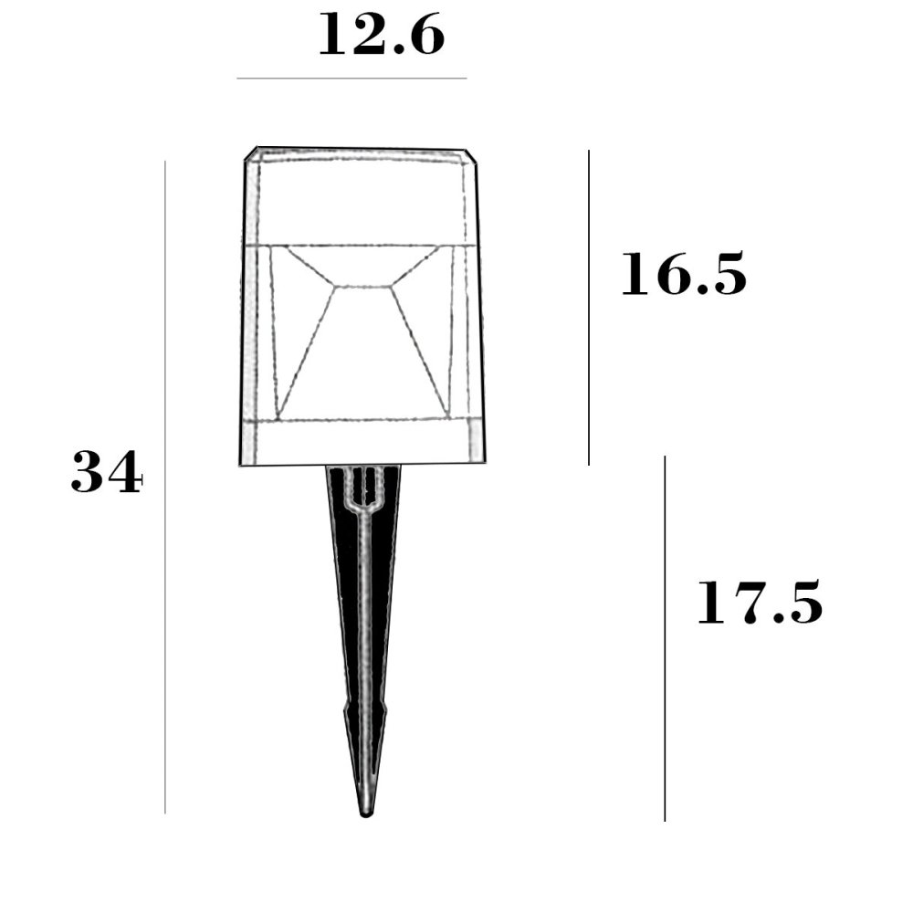 Piquet extérieur Top Light LODI PI NE