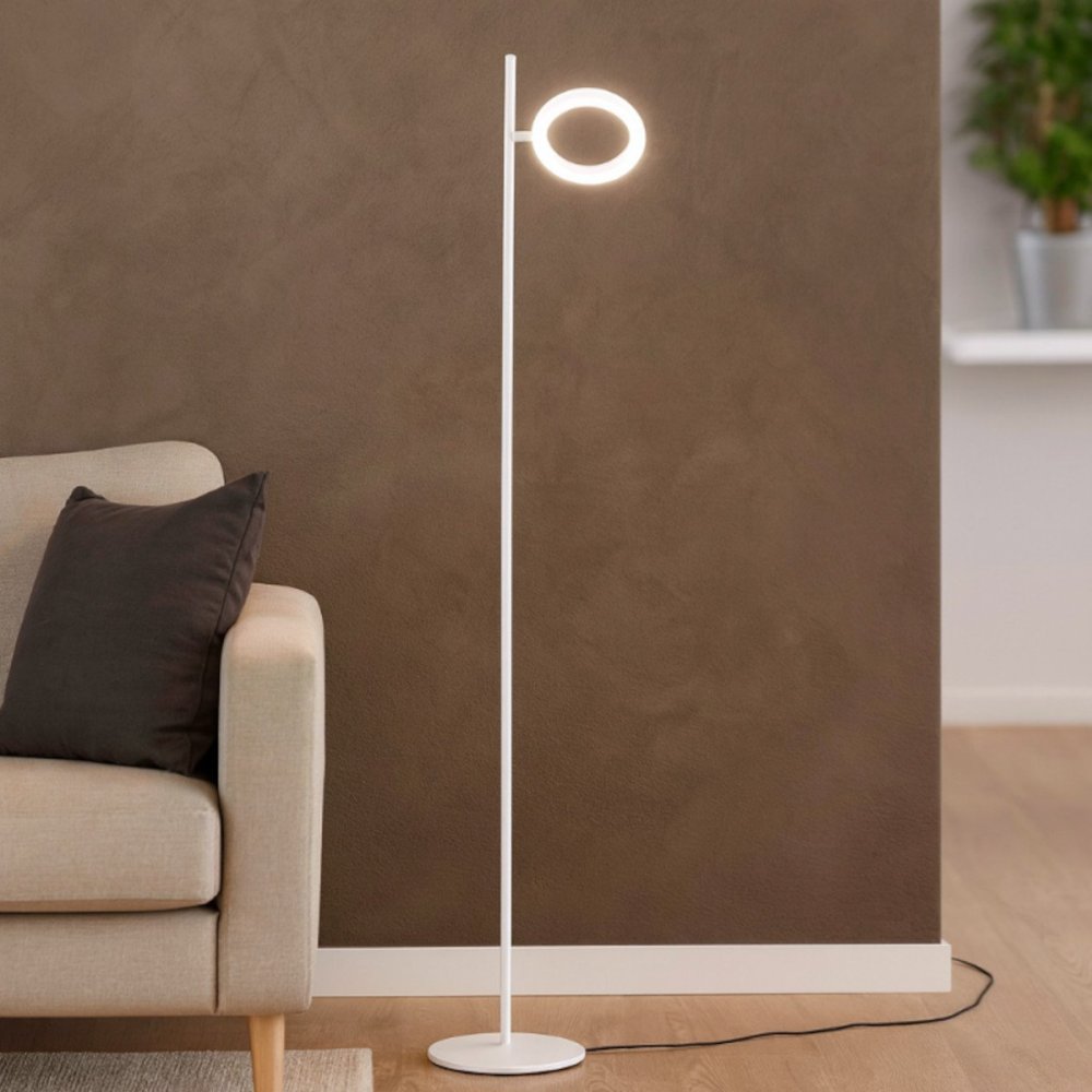 Piantana moderna Gea Luce GPIB31 LED alluminio dimmerabile orientabile