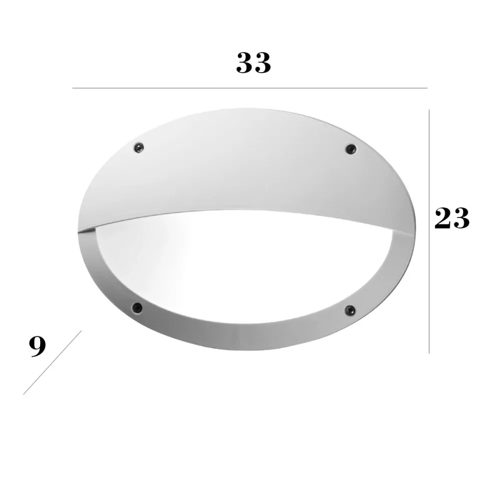 Lámpara de pared exterior Top Light MONZA NE E27 LED IP66