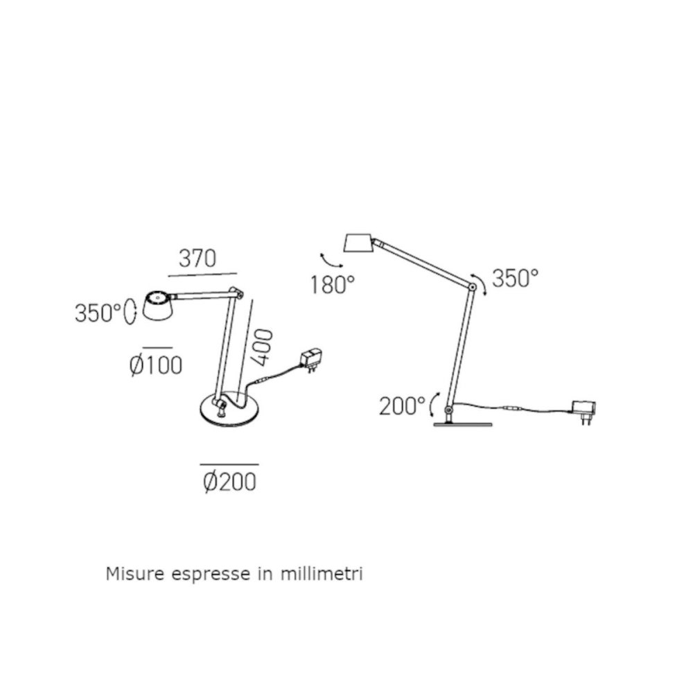Pantalla moderna Gea Luce EFIRA FEFLT1 LED