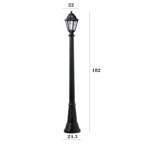 Lampadaire d'extérieur Top Light ASTI PA182