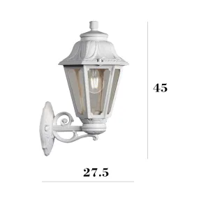 Applique esterno Top Light ASTI AP BI