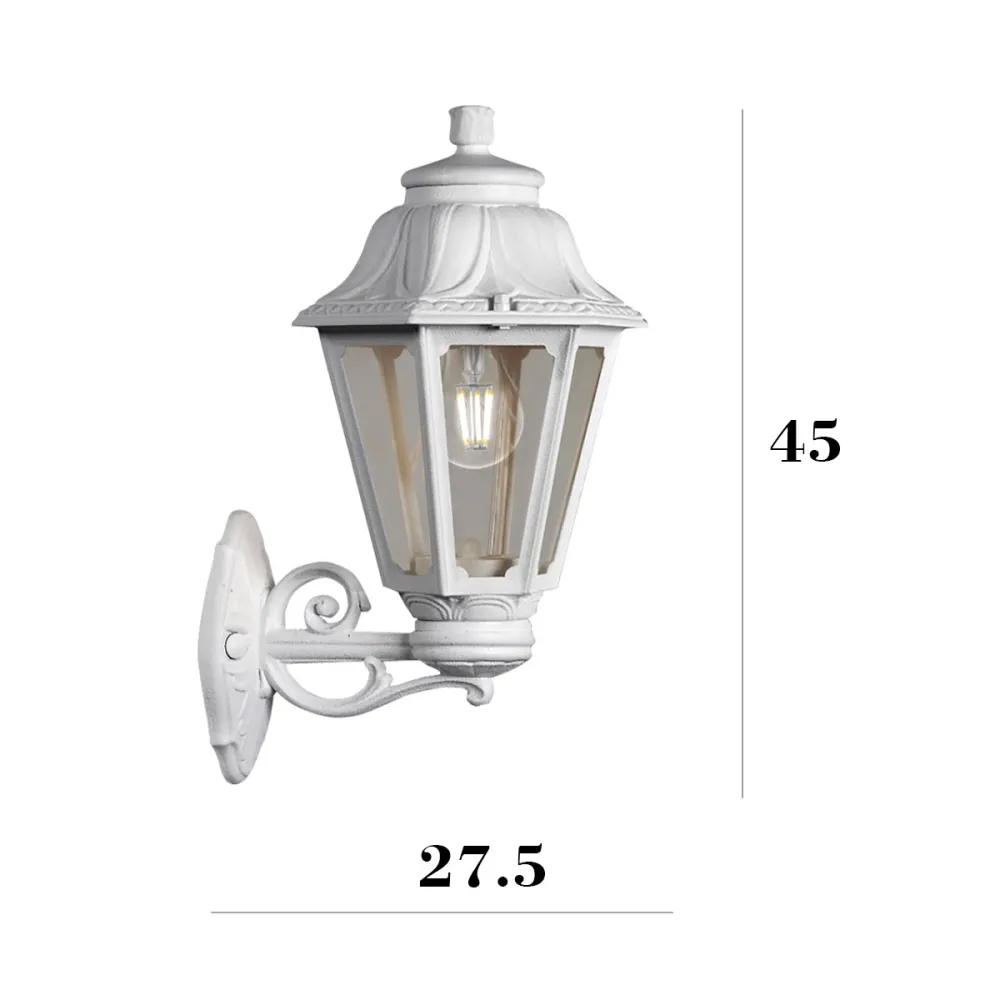 Applique esterno Top Light ASTI AP BI