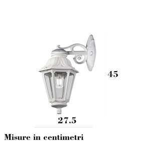 Applique esterno Top Light ASTI AP BI