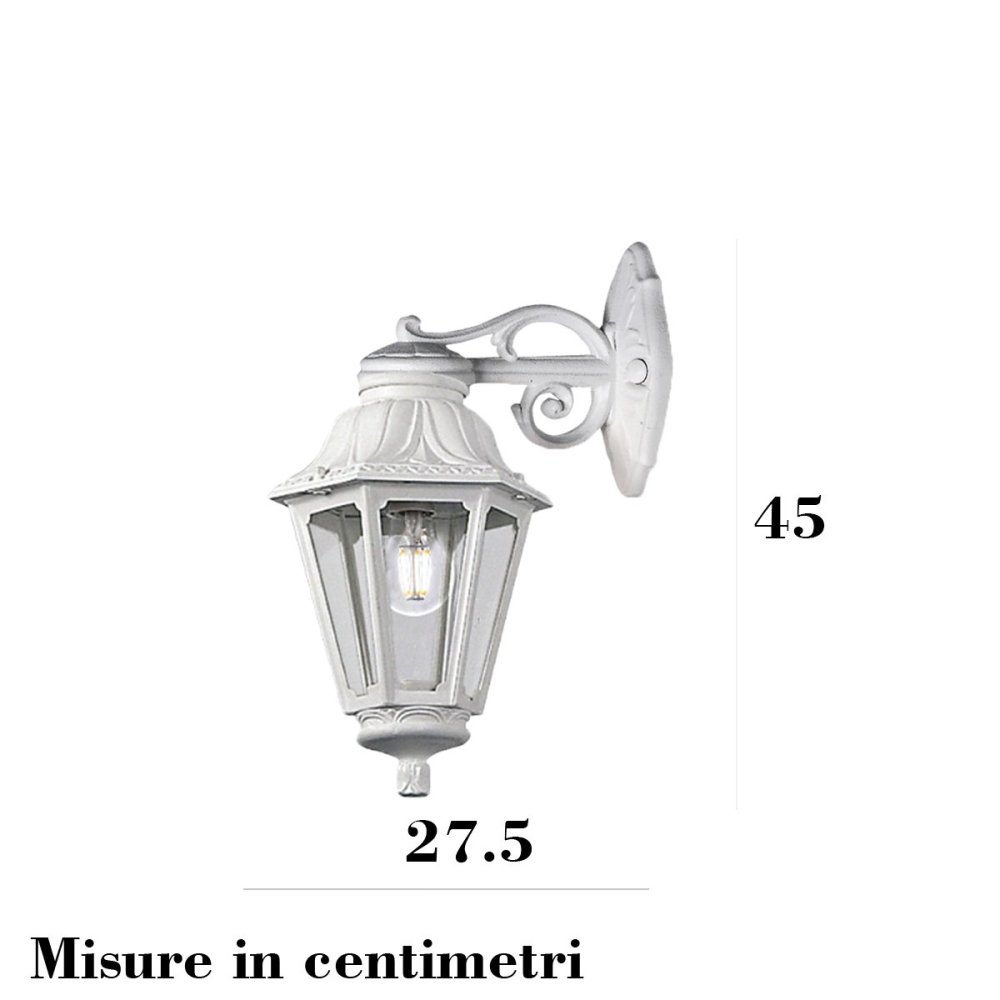 Applique esterno Top Light ASTI AP BI