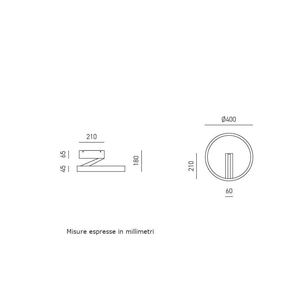 Plafoniera moderna Gea Luce CRISEIDE PP FCRPN1 LED