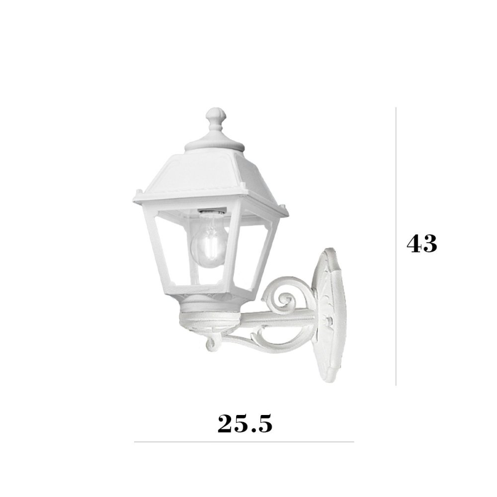 Applique esterno Top Light ALBA AP BI