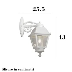Applique esterno Top Light ALBA AP BI