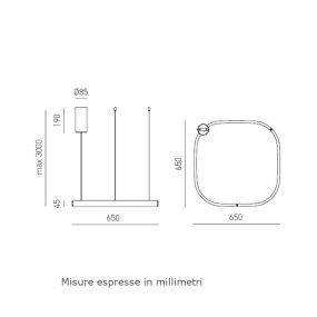 Lustre moderne Gea Luce CRISEIDE S1P Q FCRSBE8Q