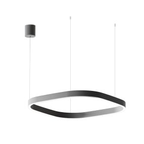 Lampadario moderno Gea Luce CRISEIDE S1P QUADRATA FCRSN8Q LED