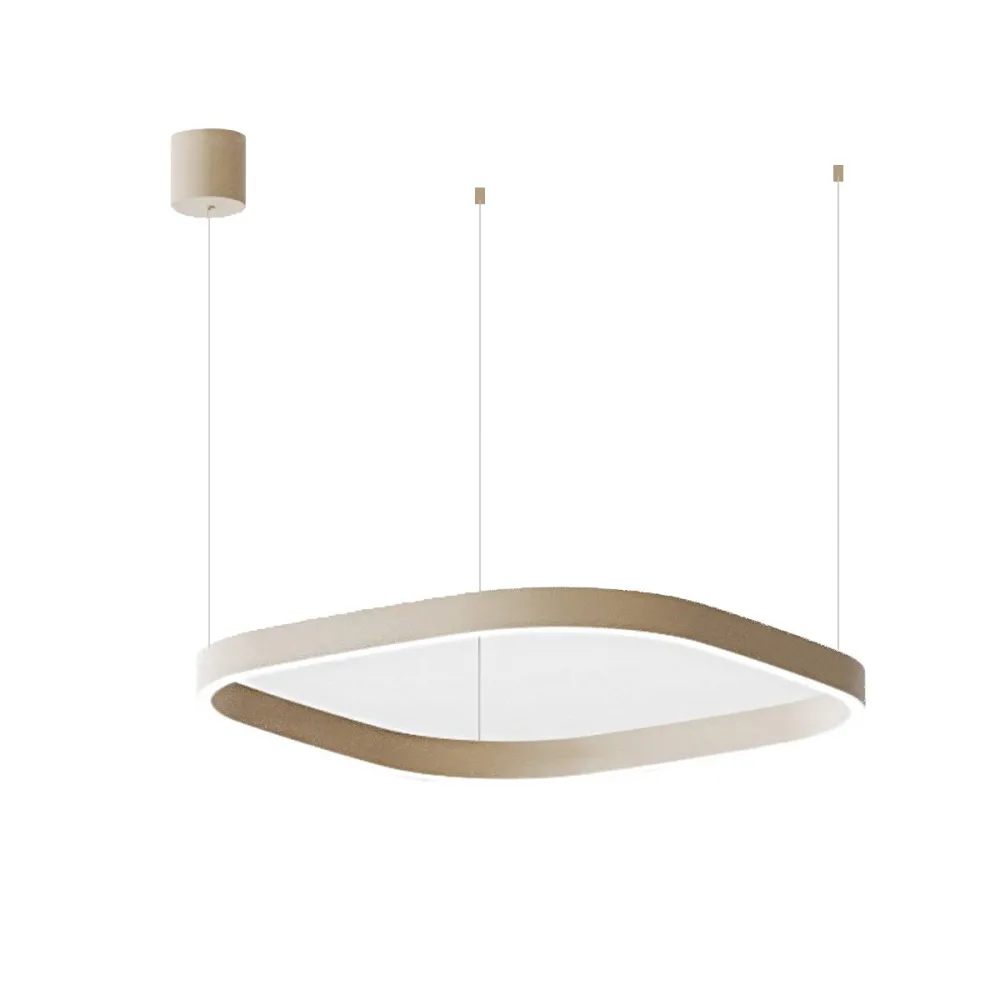 Lampadario moderno Gea Luce CRISEIDE S1P QUADRATA FCRSN8Q LED