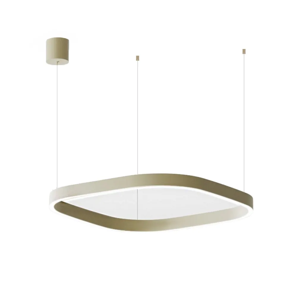 Lampadario moderno Gea Luce CRISEIDE S1P QUADRATA FCRSV8Q LED