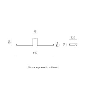 Applique moderno Gea Luce GAP GAP560 LED