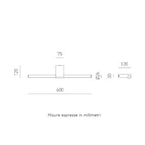 Applique moderno Gea Luce GAP GAP560 LED