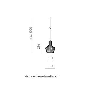 Suspension LED moderne Gea Luce GSOKIT GSOS02 E27