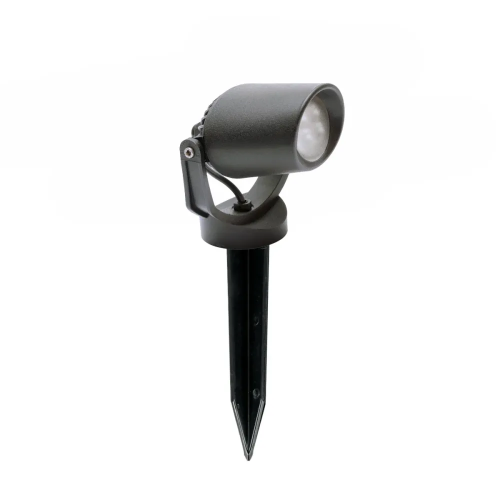 Foco de exterior con punta de resina ROMA PI12 NE IP66 de alta potencia