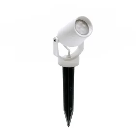 Foco de exterior de resina ROMA PI12 BI con luz superior