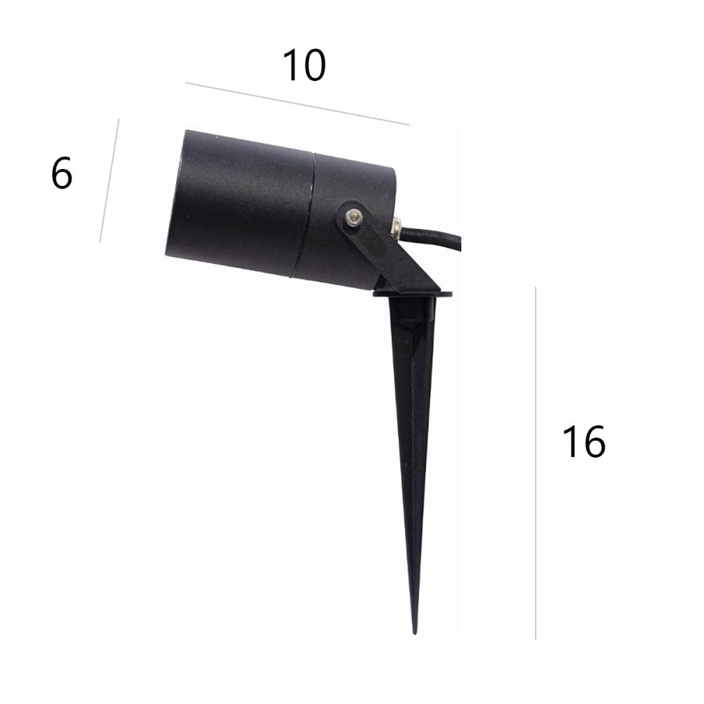 Spot d'extérieur sur piquet en aluminium Top Light PICO NE