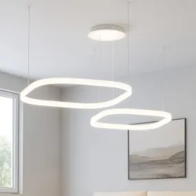 Lustre moderne à LED Gea Luce CRISEIDE S2D SQUARE FCRSB5Q
