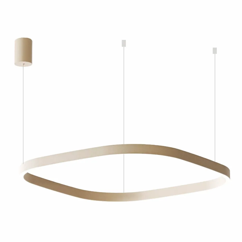 Lámpara de araña moderna LED Gea Luce CRISEIDE S1G SQUARE FCRSBE9Q