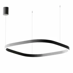 Lampadario moderno Gea Luce CRISEIDE S1G QUADRATA FCRSN9Q LED