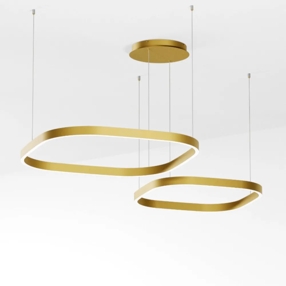 Lustre classique à LED Gea Luce CRISEIDE S2D SQUARE FCRSO5Q