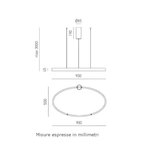 Lampadario classico Gea Luce CRISEIDE S1P OVALE FCRSO8O LED