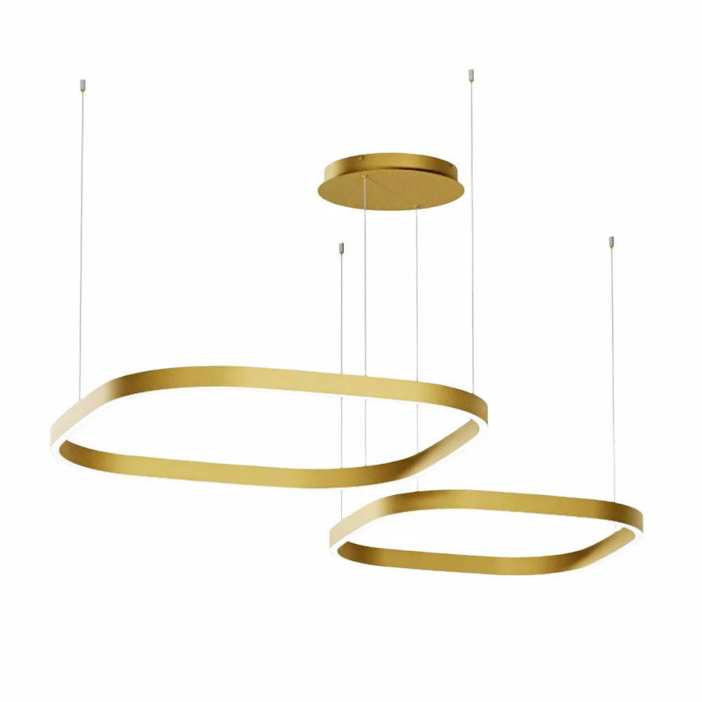 Lámpara de araña clásica LED CRISEIDE S2D SQUARE FCRSO5Q de Gea Luce