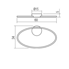 Plafoniera classica Redo Group LEO 01 3297 LED CCT