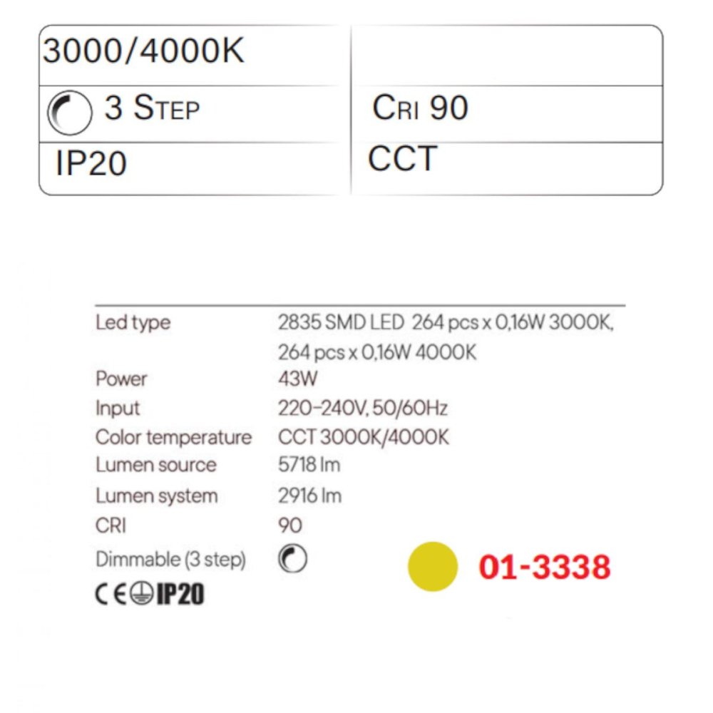 Lampadario classico Redo Group LEO 01 3338 LED
