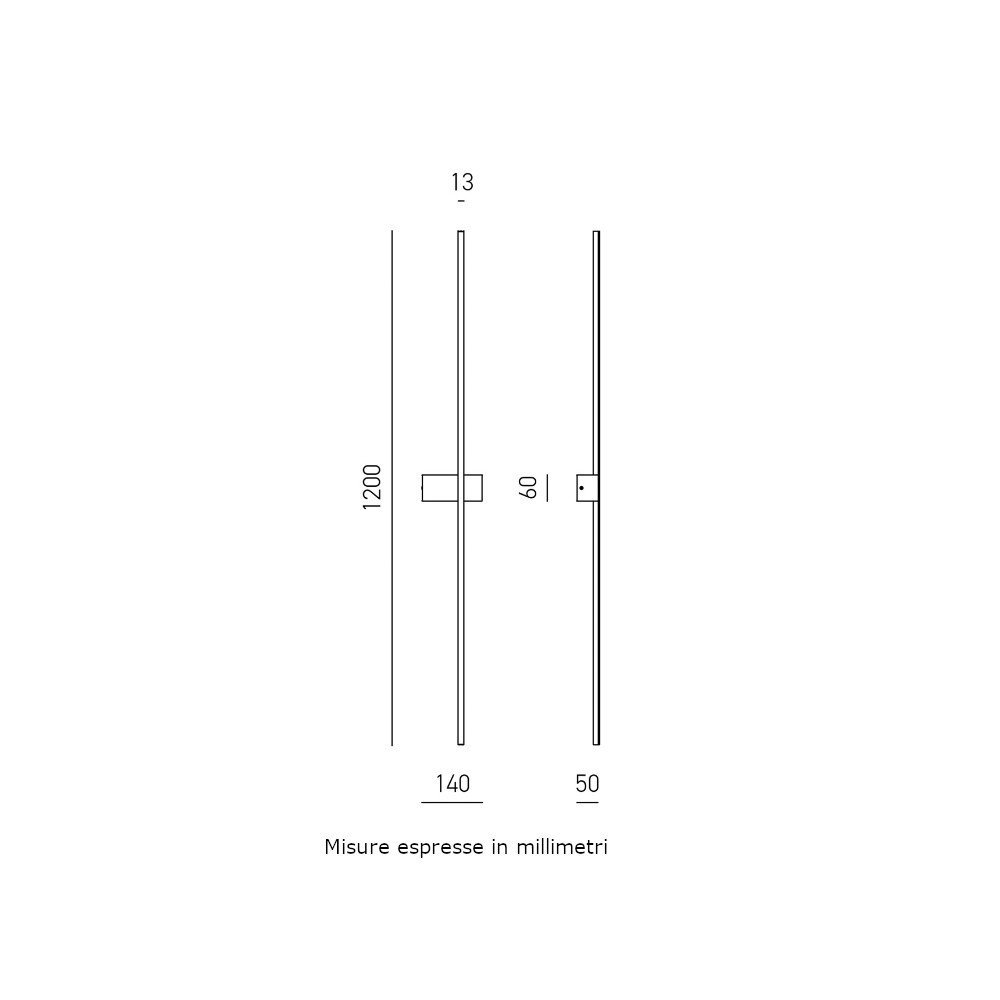 Applique moderno Gea Luce CYNARA AP FCYAB2 LED