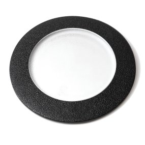 Spot encastré rond Top Light CAPRI BIG CA TD16 NE GX53 LED CCT IP67 230V en résine noire, accessible au public