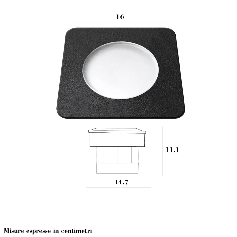 Top Light CAPRI BIG CA QD16 NE begehbarer quadratischer Einbaustrahler