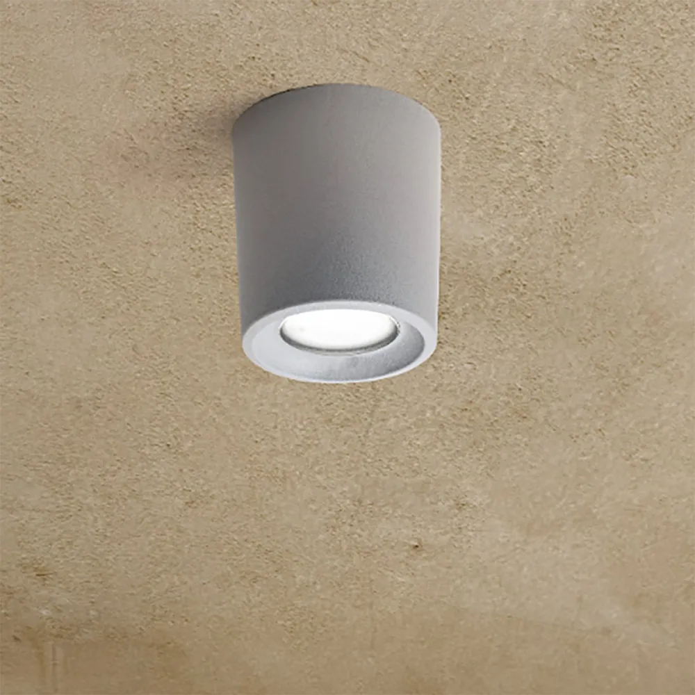 Top Light PISA PLP GR Kunstharz-Außendeckenleuchte