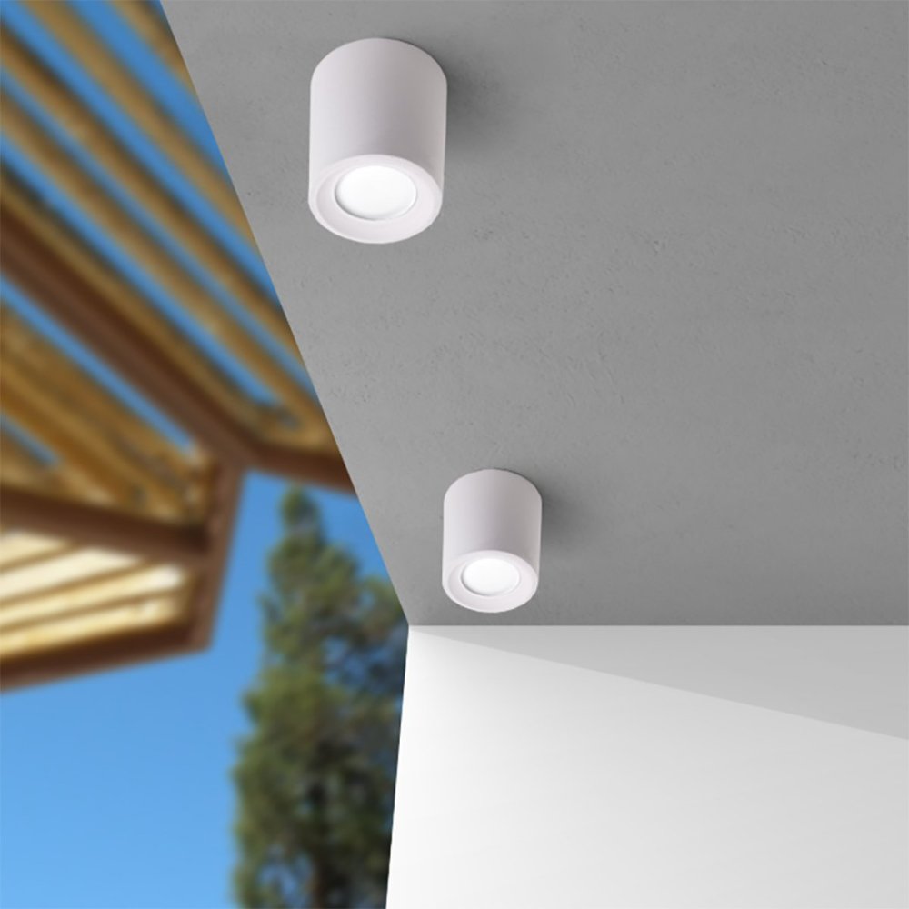 Plafoniera esterno resina Top Light PISA PLP