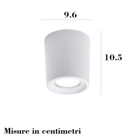 Plafoniera esterno resina Top Light PISA PLP