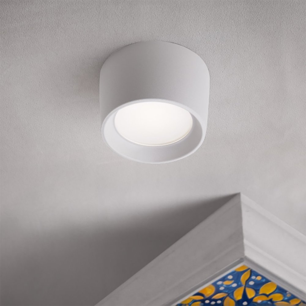 Plafoniera esterno resina Top Light PISA PLG BI