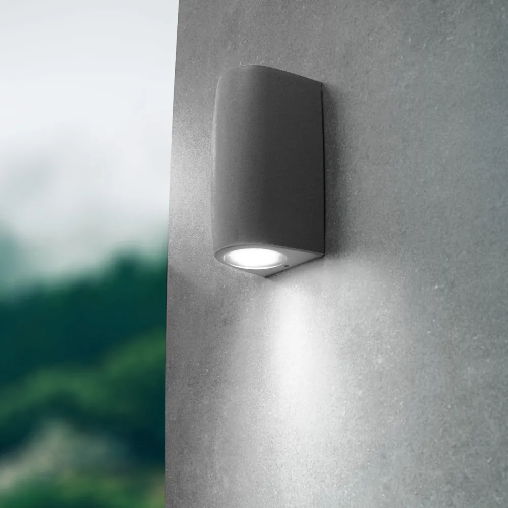 Applique esterno Top Light AOSTA AP1 GR