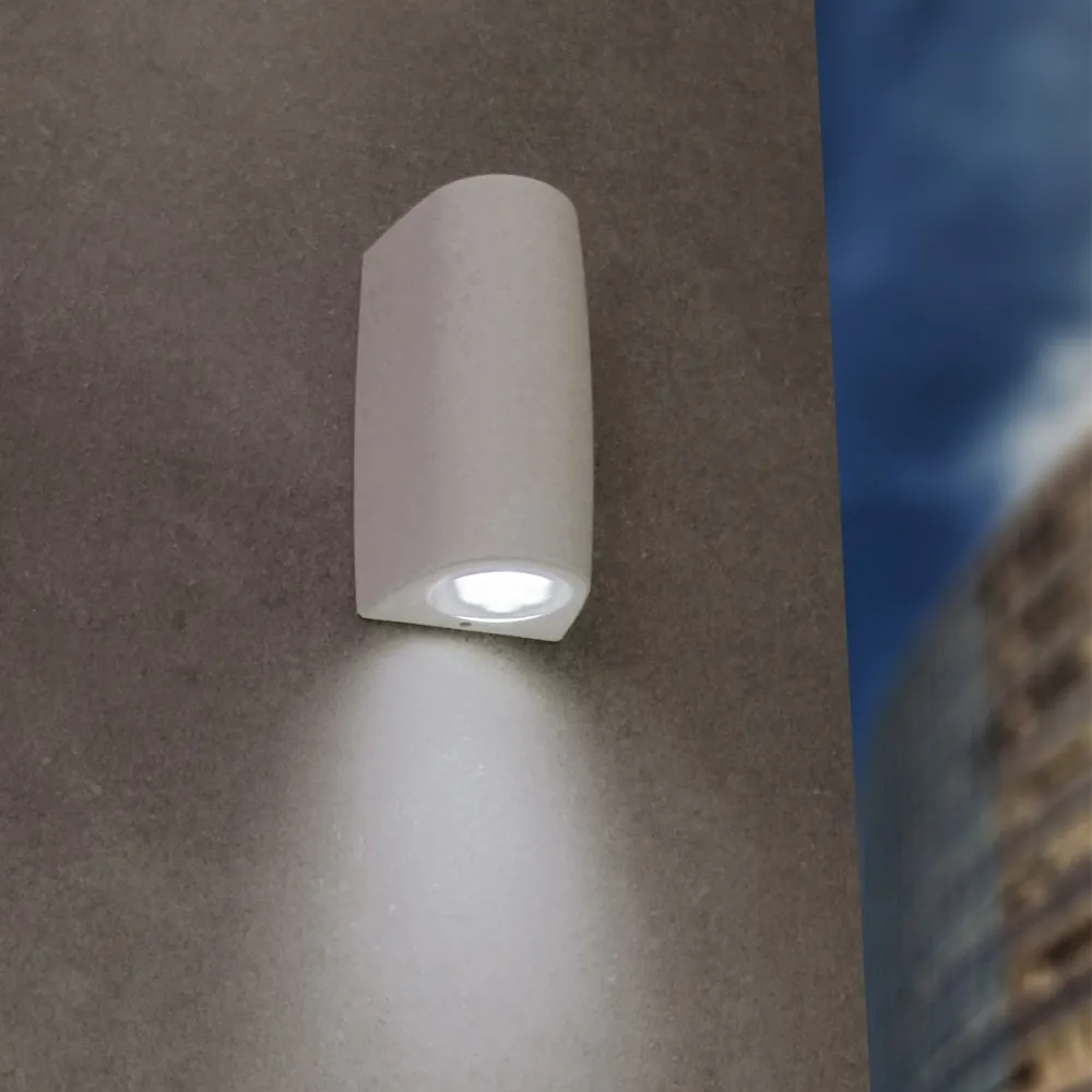 Aplique de pared exterior Top Light AOSTA AP1 BI