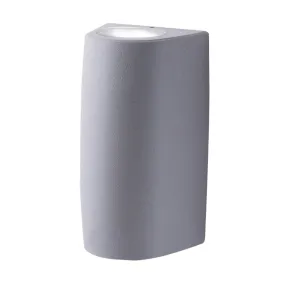 Aplique de pared exterior de doble emisión Top Light AOSTA AP2 GR GU10