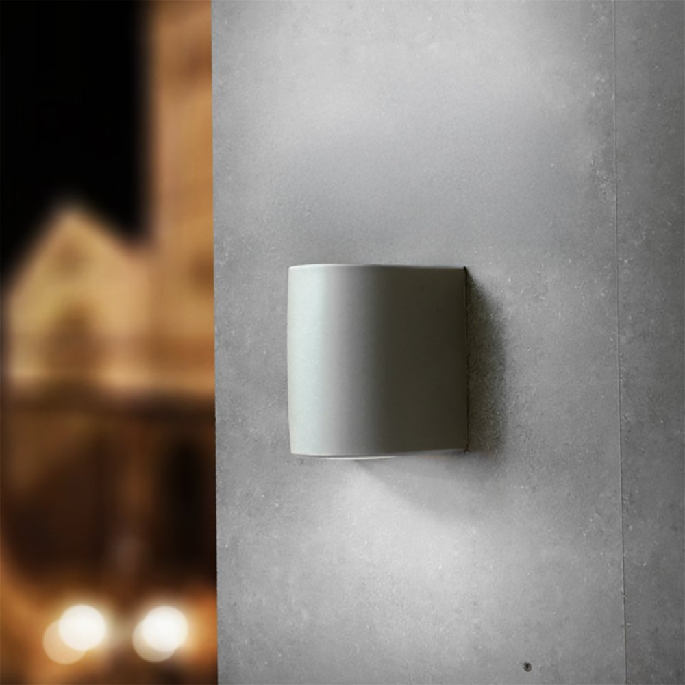 Applique esterno biemissione Top Light AOSTA AG1 GR