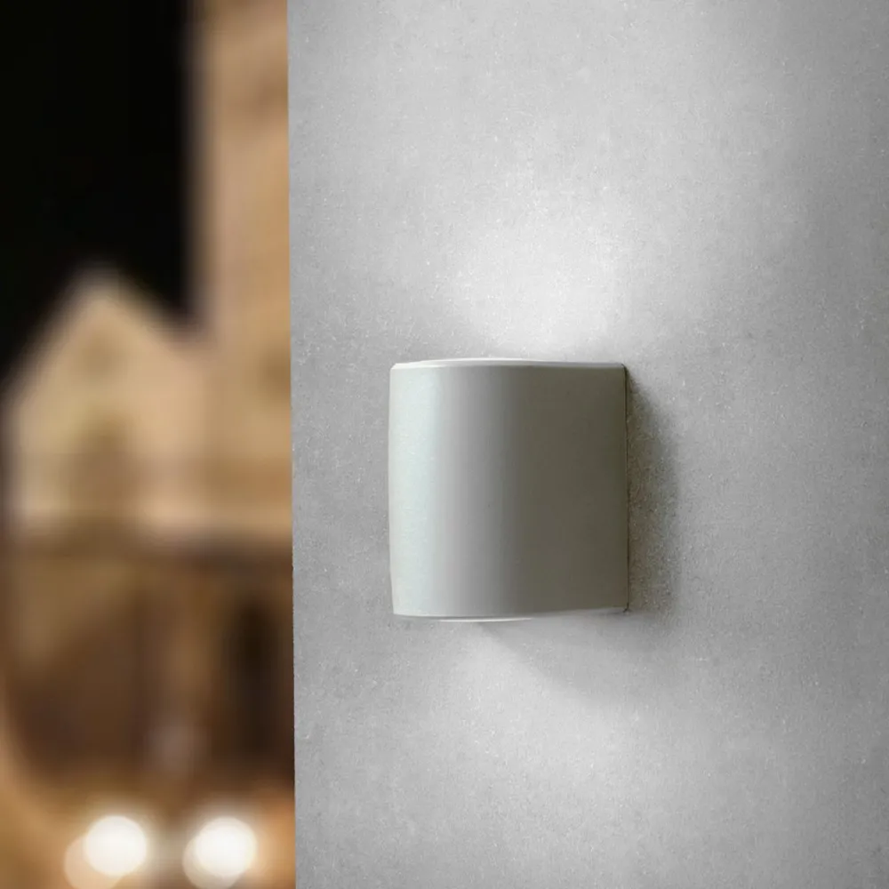 Applique esterno biemissione Top Light AOSTA AG2 GR