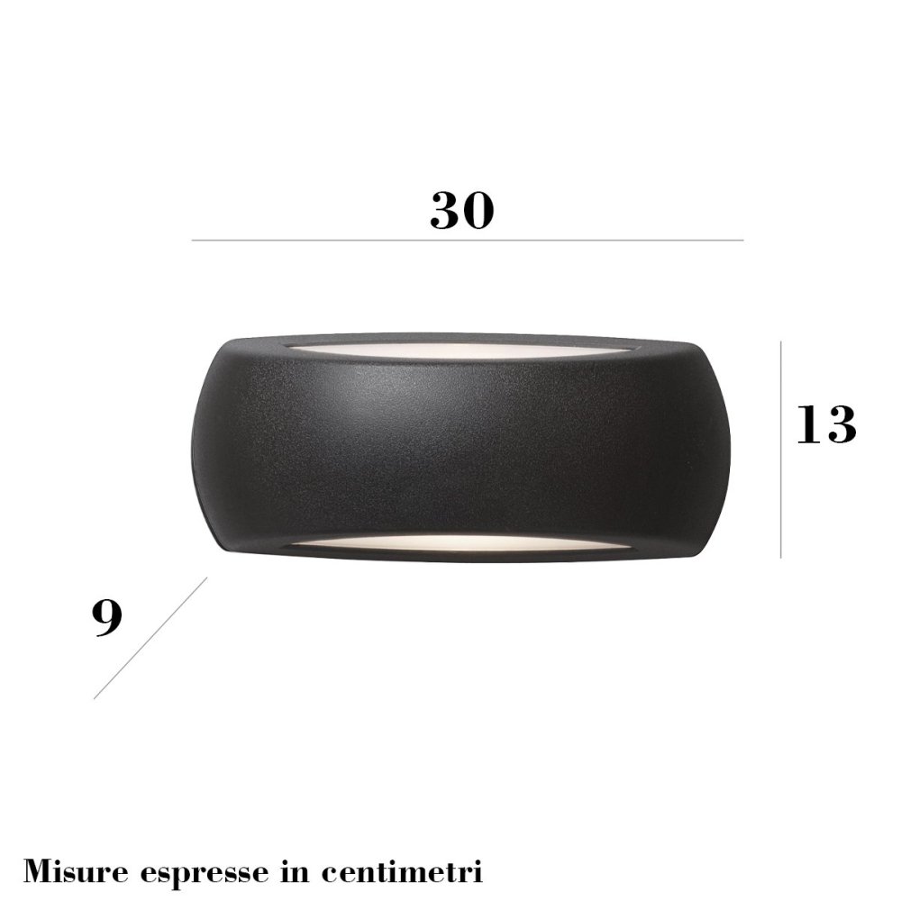 Applique d'extérieur en résine Top Light ALASSIO AP BI